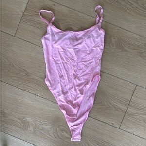 Pink Women's Bodysuit